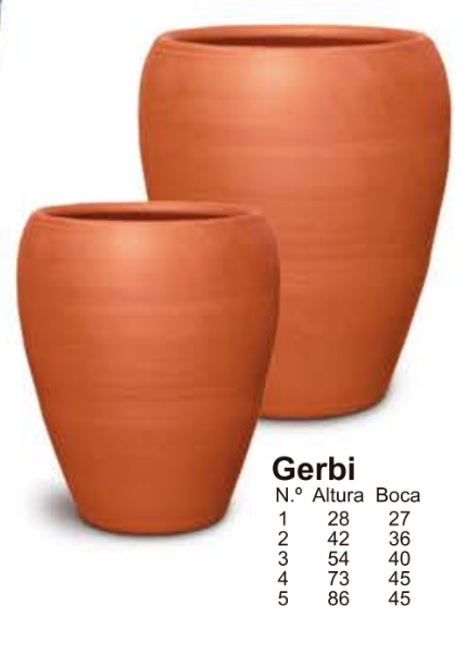 Vaso Cerâmica Natural Gerbi